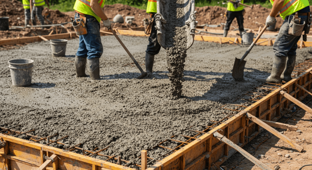 concrete footings
